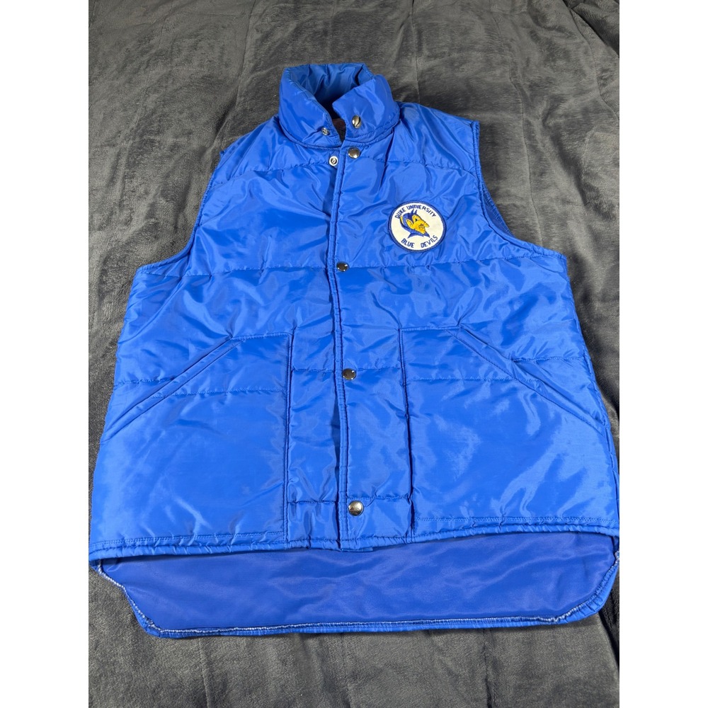 Vintage Active Generation Duke University Blue Devils Puffer Vest Blue Mens M